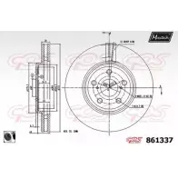 Тормозной диск MAXTECH 3DE3Z 8 61337 1194806557 861337.0060