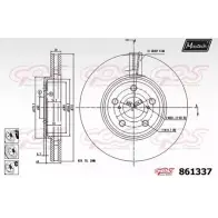 Тормозной диск MAXTECH 861337.6980 1194806561 86 1337 I7YXWE