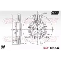 Тормозной диск MAXTECH 001J4 861 342 861342.0060 1194806587
