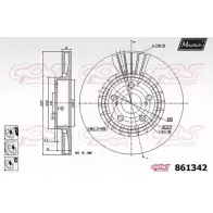 Тормозной диск MAXTECH 86134 2 1194806591 861342.6980 UOLQV