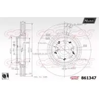 Тормозной диск MAXTECH 1194806617 86134 7 OVS9A 861347.0060