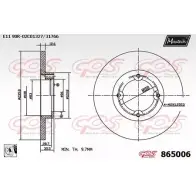 Тормозной диск MAXTECH 1194807379 F2SKAV2 865006.0080 86500 6