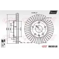 Тормозной диск MAXTECH 8 65018 QOWT1 1194807434 865018.6060