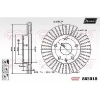 Тормозной диск MAXTECH 865018.6980 8650 18 K94B3V 1194807436