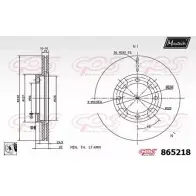 Тормозной диск MAXTECH 1194807523 86521 8 865218.0080 C2RVI