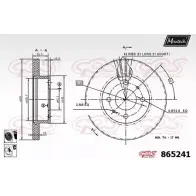 Тормозной диск MAXTECH 8652 41 Hyundai Accent WHIL1 865241.6060