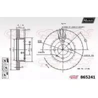 Тормозной диск MAXTECH 86 5241 LCUR406 Hyundai Accent 865241.6880