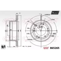 Тормозной диск MAXTECH RCLVV 865 265 865265.0060 1194807742