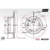 Тормозной диск MAXTECH 1194807743 865265.0080 86526 5 IK4GYWJ