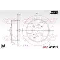 Тормозной диск MAXTECH BHKGEL 86552 0 865520.0060 1194807982