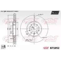 Тормозной диск MAXTECH 871052.0080 BI0SM 87 1052 1194808306