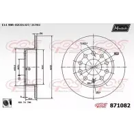 Тормозной диск MAXTECH 8710 82 ROQYSA7 1194808479 871082.0060