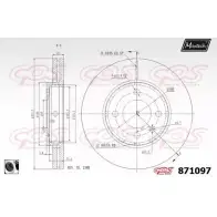 Тормозной диск MAXTECH 1194808569 B3DK4F 871097.0060 871 097