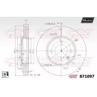 Тормозной диск MAXTECH 1194808570 87 1097 XLDDA3 871097.0080