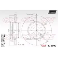 Тормозной диск MAXTECH 1194808572 871 097 0IPR8 871097.6880