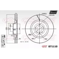Тормозной диск MAXTECH 871110.6880 871 110 1194808650 XRAHH