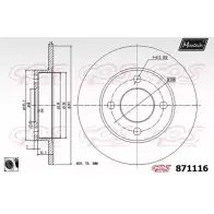 Тормозной диск MAXTECH 1194808683 87111 6 LHEVB0 871116.0060
