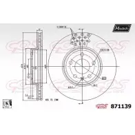 Тормозной диск MAXTECH 871139.0080 87 1139 IANX1S2 1194808804