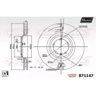 Тормозной диск MAXTECH 8 71147 TZSP83 871147.0080 1194808852