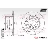 Тормозной диск MAXTECH BBTO2I 871165.6980 1194808963 87116 5