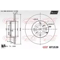 Тормозной диск MAXTECH 871529.0060 GJ2VN 87 1529 1194809115