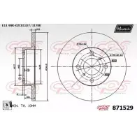 Тормозной диск MAXTECH 1194809116 87 1529 871529.0080 RQR2EQ5