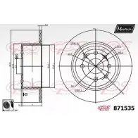 Тормозной диск MAXTECH 871535.0060 BPMAQR 1194809151 87153 5