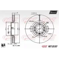 Тормозной диск MAXTECH 87 1537 871537.0060 1194809163 ZED9B85