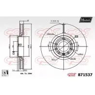 Тормозной диск MAXTECH 8715 37 FAZ7M 1194809164 871537.0080