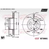 Тормозной диск MAXTECH 1194809398 873001.0060 8730 01 NHZUD