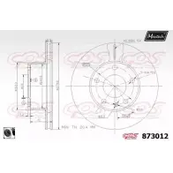 Тормозной диск MAXTECH 873012.0060 8 73012 0CV1YN 1194809440