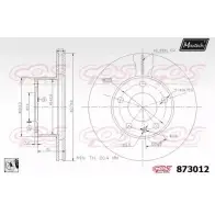 Тормозной диск MAXTECH YN99Z 873012.0080 8 73012 1194809441