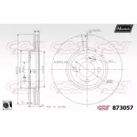 Тормозной диск MAXTECH 87 3057 873057.0060 1194809674 RUJOZOB