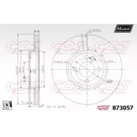 Тормозной диск MAXTECH 1194809675 7TJD8 873057.0080 87305 7