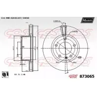 Тормозной диск MAXTECH 8 73065 1194809722 873065.0060 VGZGTEL