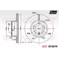 Тормозной диск MAXTECH 87 3079 873079.0000 1194809805 GTBJ72