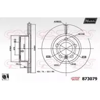 Тормозной диск MAXTECH HW9AL3T 1194809806 87 3079 873079.0060
