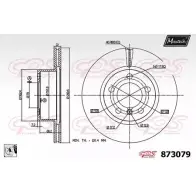 Тормозной диск MAXTECH 8HJGJ 1194809807 873079.0080 8 73079