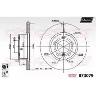 Тормозной диск MAXTECH 6NE1XNG 87 3079 873079.6060 1194809808
