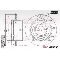 Тормозной диск MAXTECH V5DEXA9 873095.6880 87309 5 1194809895