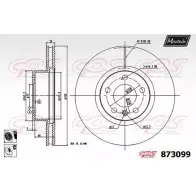 Тормозной диск MAXTECH 873099.6060 8 73099 1P6Q73 1194809918