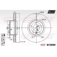 Тормозной диск MAXTECH CSYYE 873 099 873099.6880 1194809919