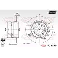 Тормозной диск MAXTECH 873109.6060 873 109 1194809978 19PFO