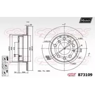 Тормозной диск MAXTECH 873109.6880 U6UC5 8731 09 1194809979