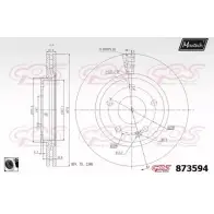 Тормозной диск MAXTECH 873594.0060 8L6FYU 873 594 1194810378