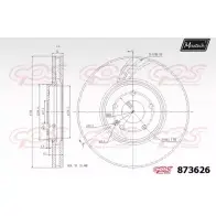 Тормозной диск MAXTECH 87 3626 A5HHHEI 873626.0000 1194810563