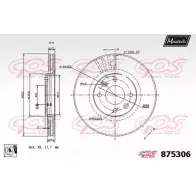 Тормозной диск MAXTECH 87530 6 7JLDPX8 875306.0080 1194810820