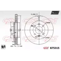 Тормозной диск MAXTECH RY7WKOQ 1194810855 87 5315 875315.0060