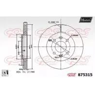 Тормозной диск MAXTECH 87 5315 VK6NP0 875315.0080 1194810856