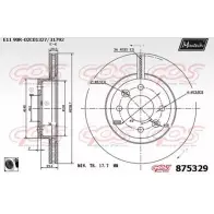 Тормозной диск MAXTECH 1194810921 875329.0060 OMPIBW 8753 29